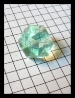 Dice : Dice - 12D - Pale Teal Clear Percision Unpainted